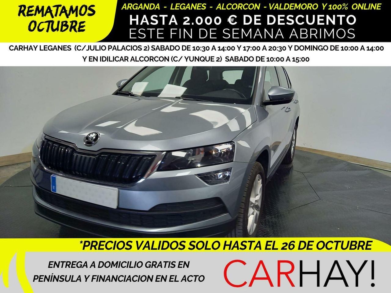 SKODA Karoq (1.6 CR TDI SCRAMBITION) en Madrid
