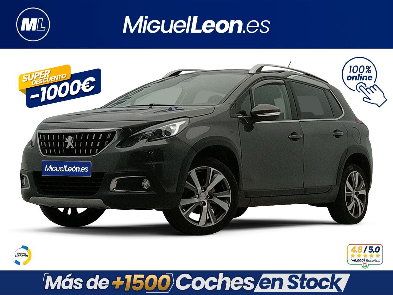 PEUGEOT 2008 (Allure Puretech 130 S&S BVM6) en Palmas, Las