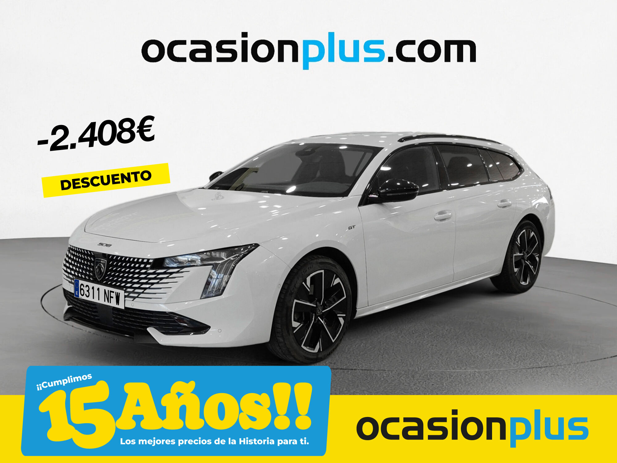PEUGEOT 508 (BlueHDi 130 S&S GT EAT8 96 kW (130 CV)) en Madrid
