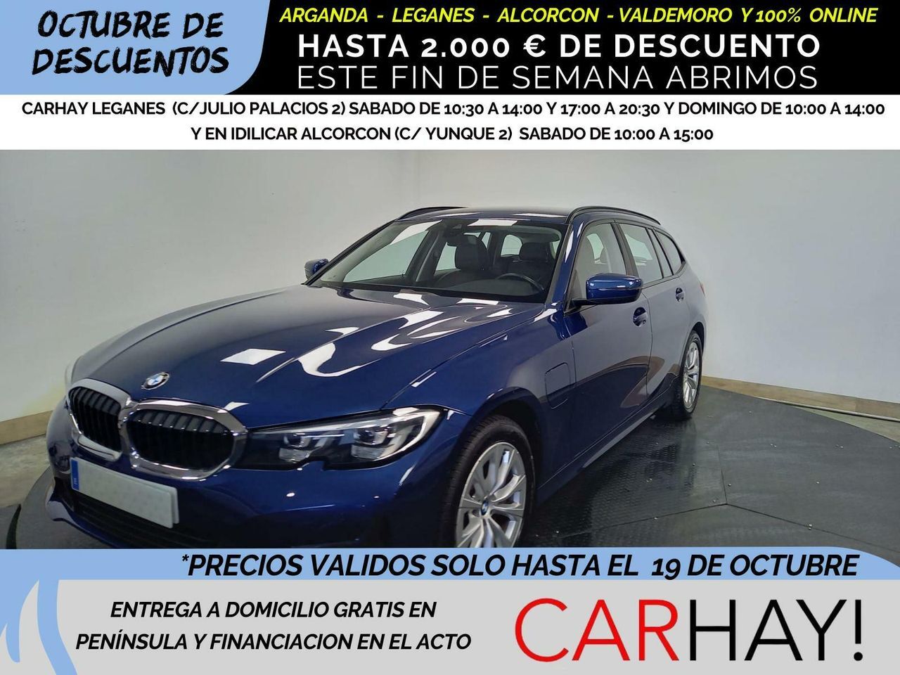 BMW Serie 3 (TOURING  330e phev) en Madrid