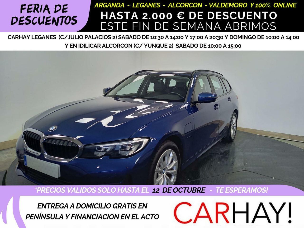 BMW Serie 3 (TOURING  330e phev) en Madrid