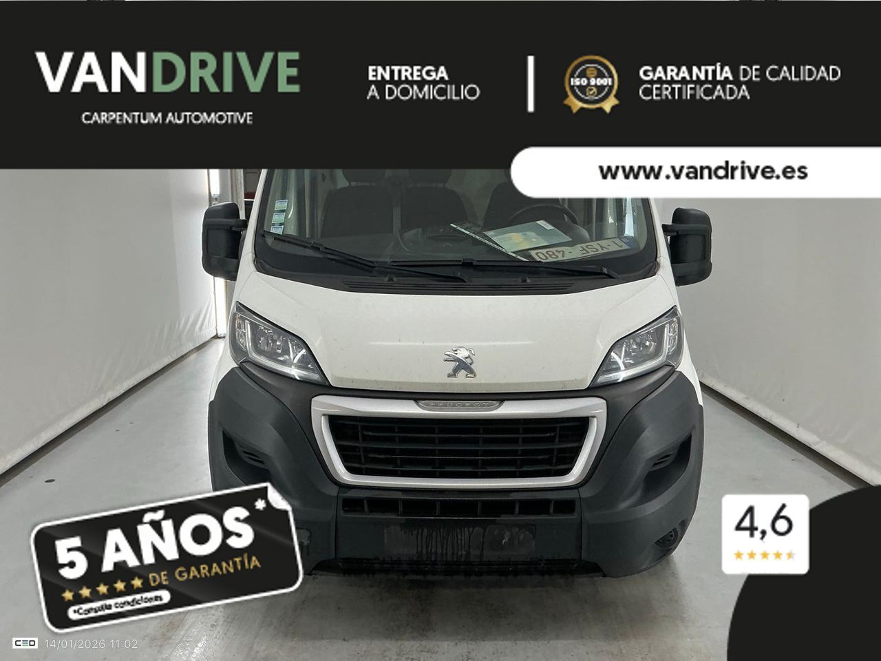 Foto del PEUGEOT Boxer Furgón 2.2BlueHDI 333 L2H2 S&S 120