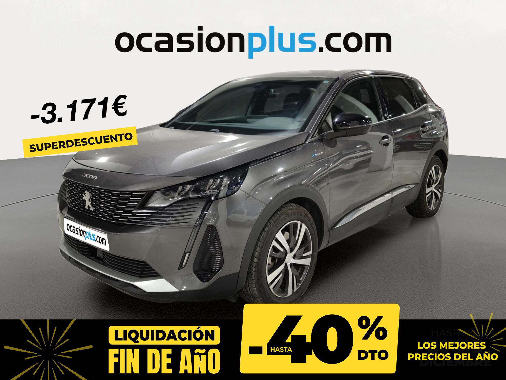 PEUGEOT 3008 (Hybrid 300 Allure Pack e-EAT8 221 kW (300 CV)) en Madrid