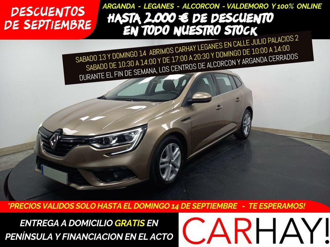 RENAULT Mégane (S.T. BUSINESS BLUE DCI 85KW (115CV)) en Madrid
