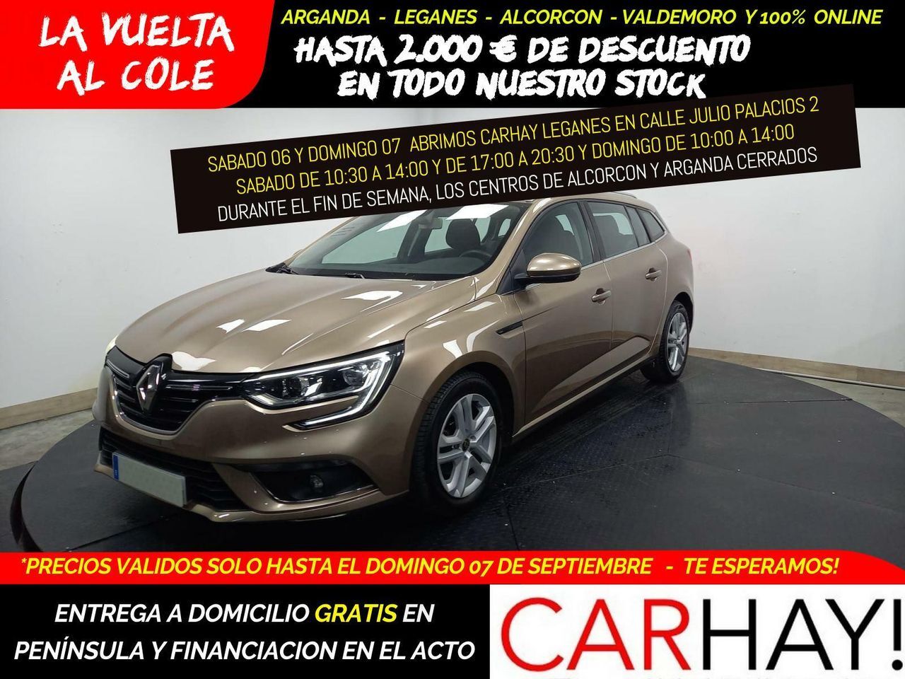 RENAULT Mégane (S.T. BUSINESS BLUE DCI 85KW (115CV)) en Madrid