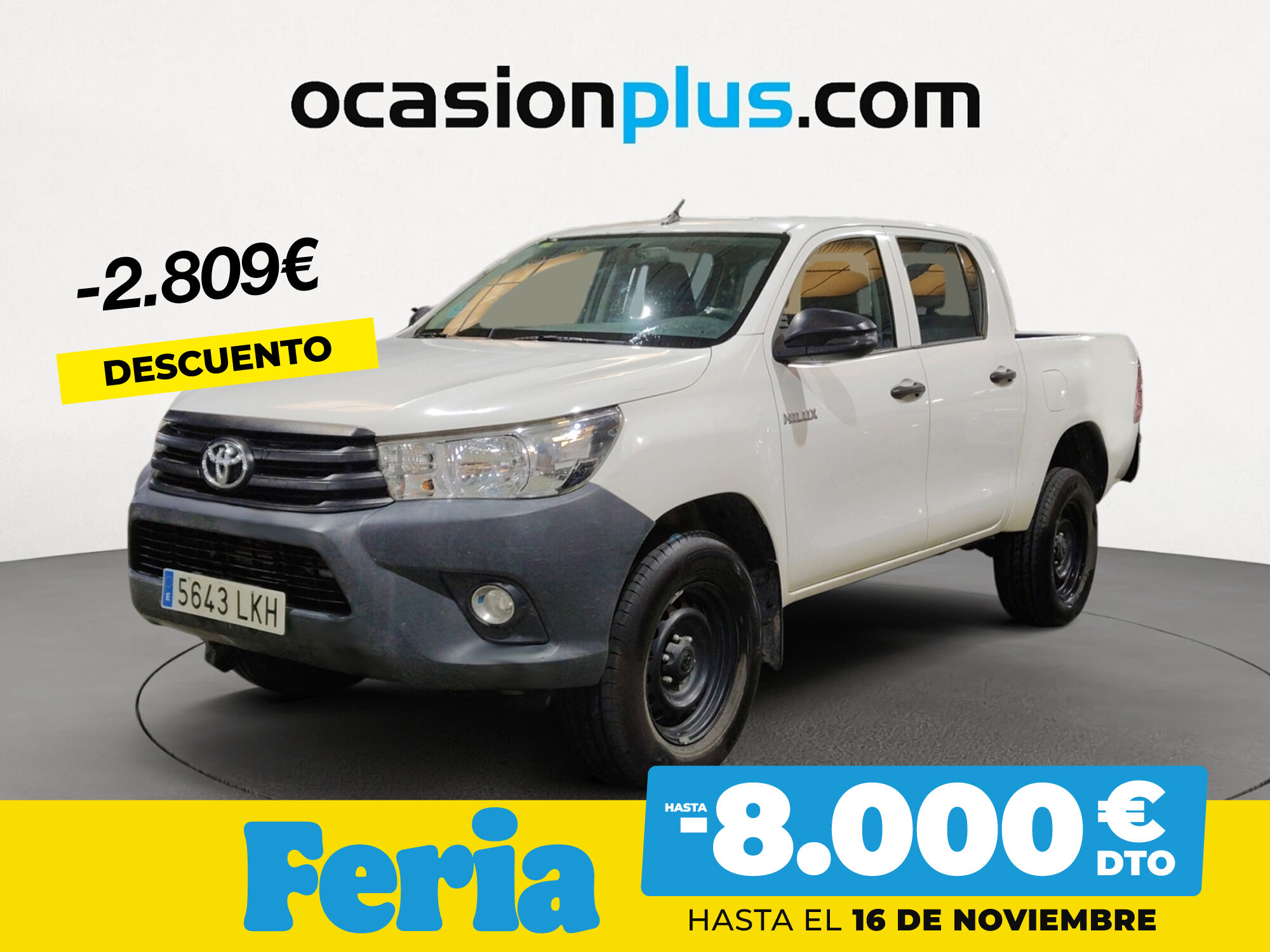 TOYOTA Hilux (2.4 D-4D Doble Cabina GX 110 kW (150 CV)) en Madrid