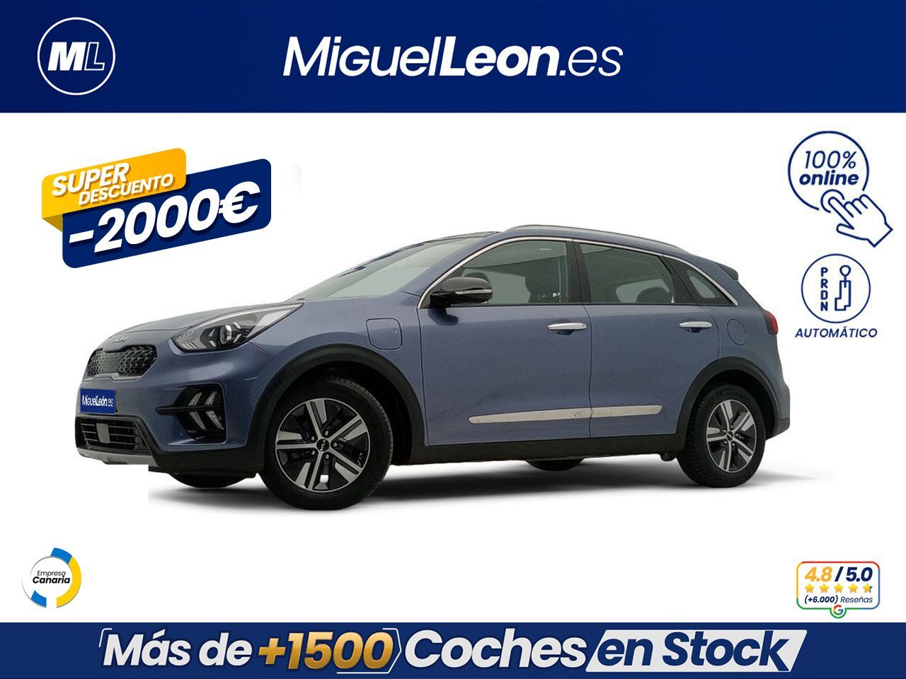 KIA Niro (1.6 GDi PHEV 104kW (141CV) Drive) en Palmas, Las