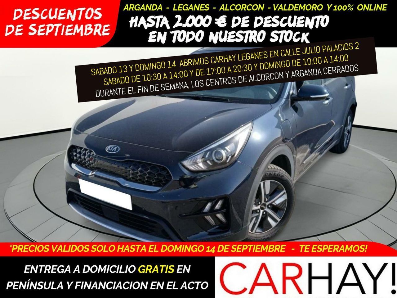 KIA Niro (DRIVE PLUG-IN HYBRID 1.6 105CV AT6 E6D) en Madrid