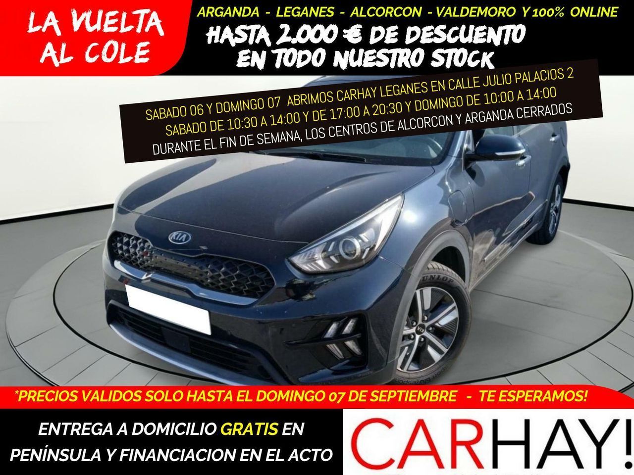 KIA Niro (DRIVE PLUG-IN HYBRID 1.6 105CV AT6 E6D) en Madrid
