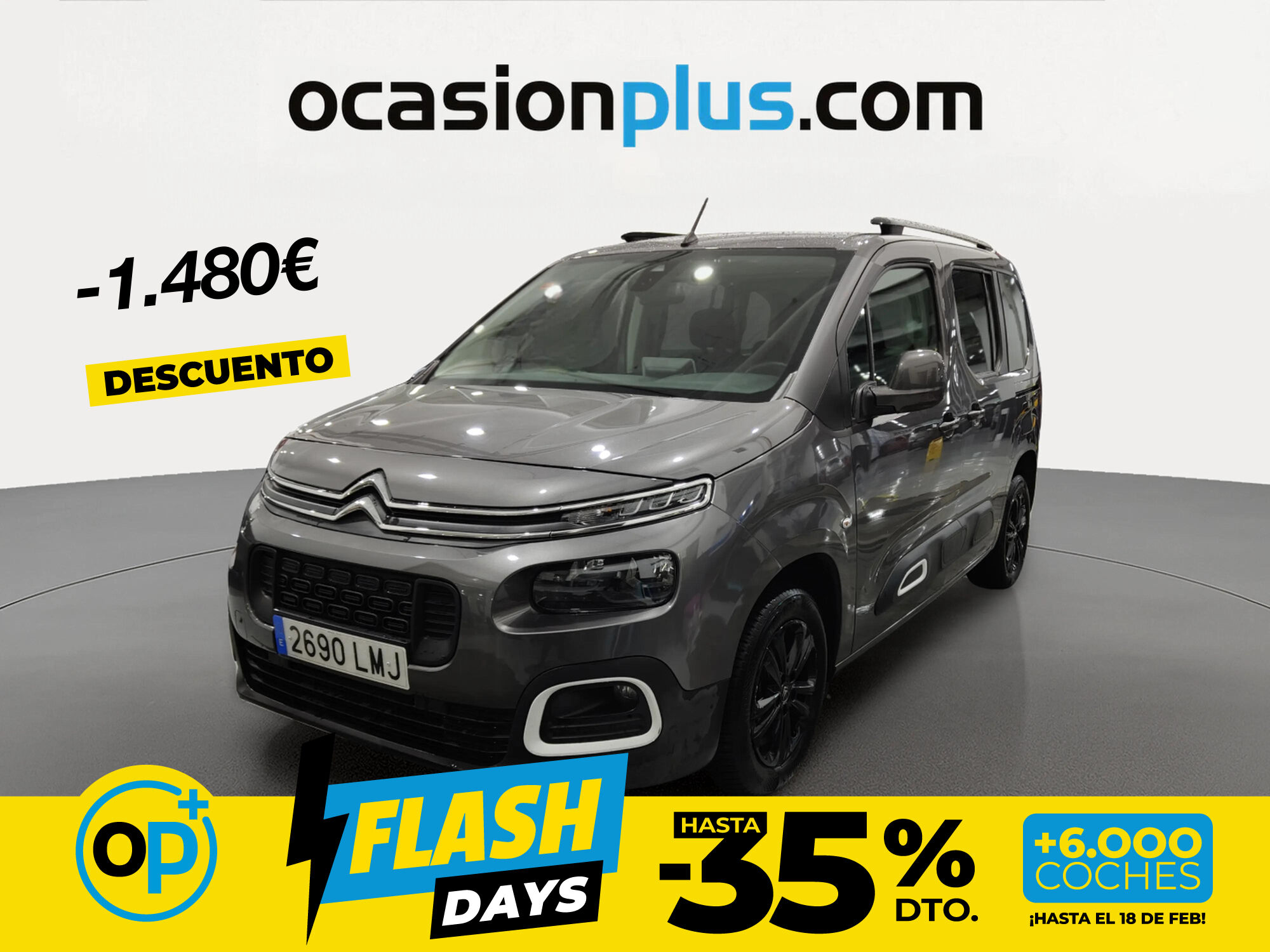 Foto del CITROEN Berlingo BlueHDi S&S Talla M Feel Pack 100