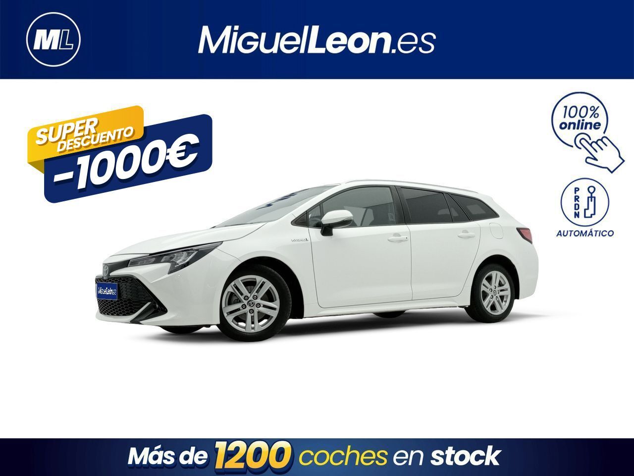 TOYOTA Corolla (1.8 125H ACTIVE TECH E-CVT TOU SPORT) en Palmas, Las