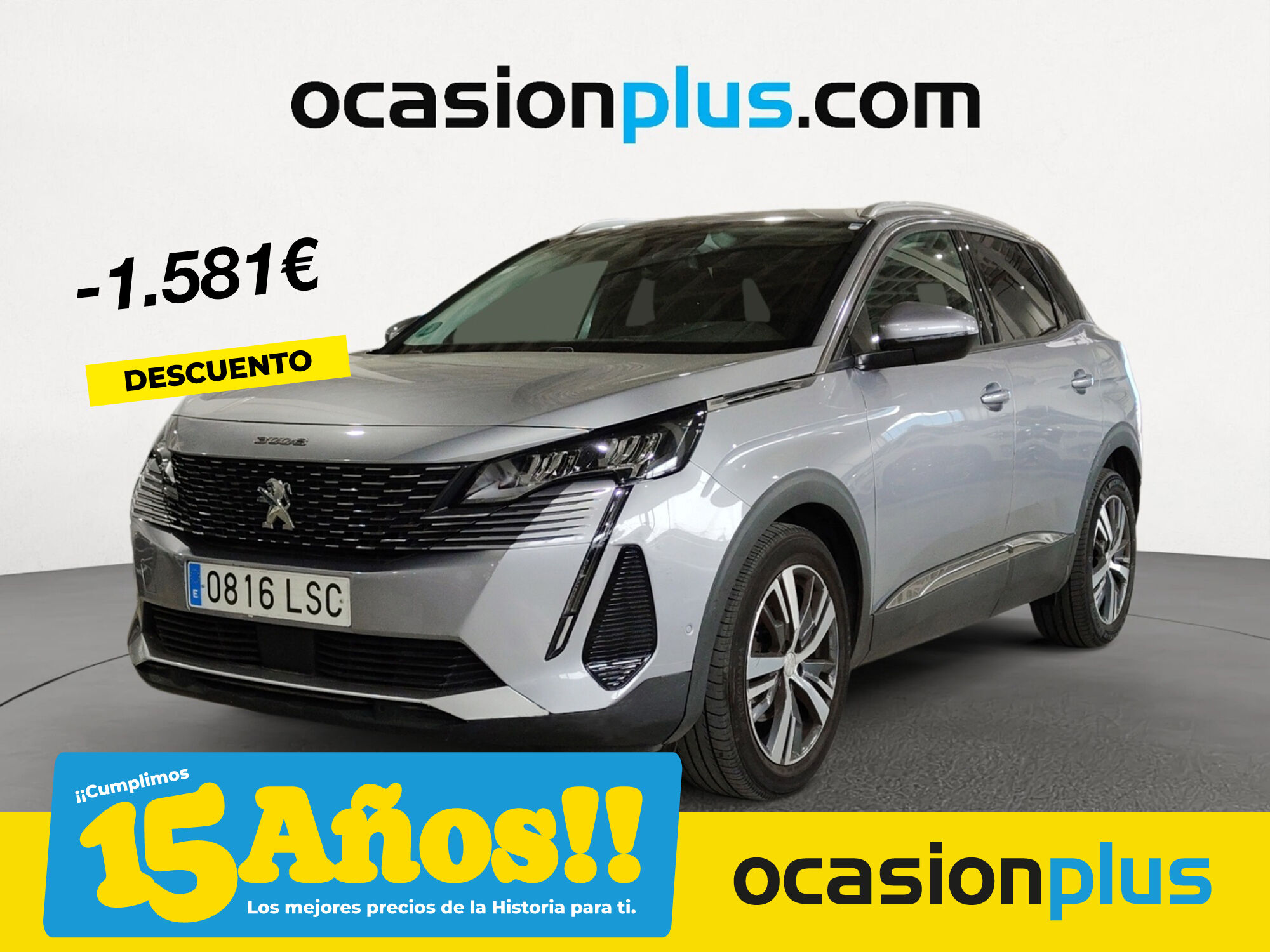 PEUGEOT 3008 (BlueHDI 130 S&S Allure EAT8 96 kW (130 CV)) en Madrid