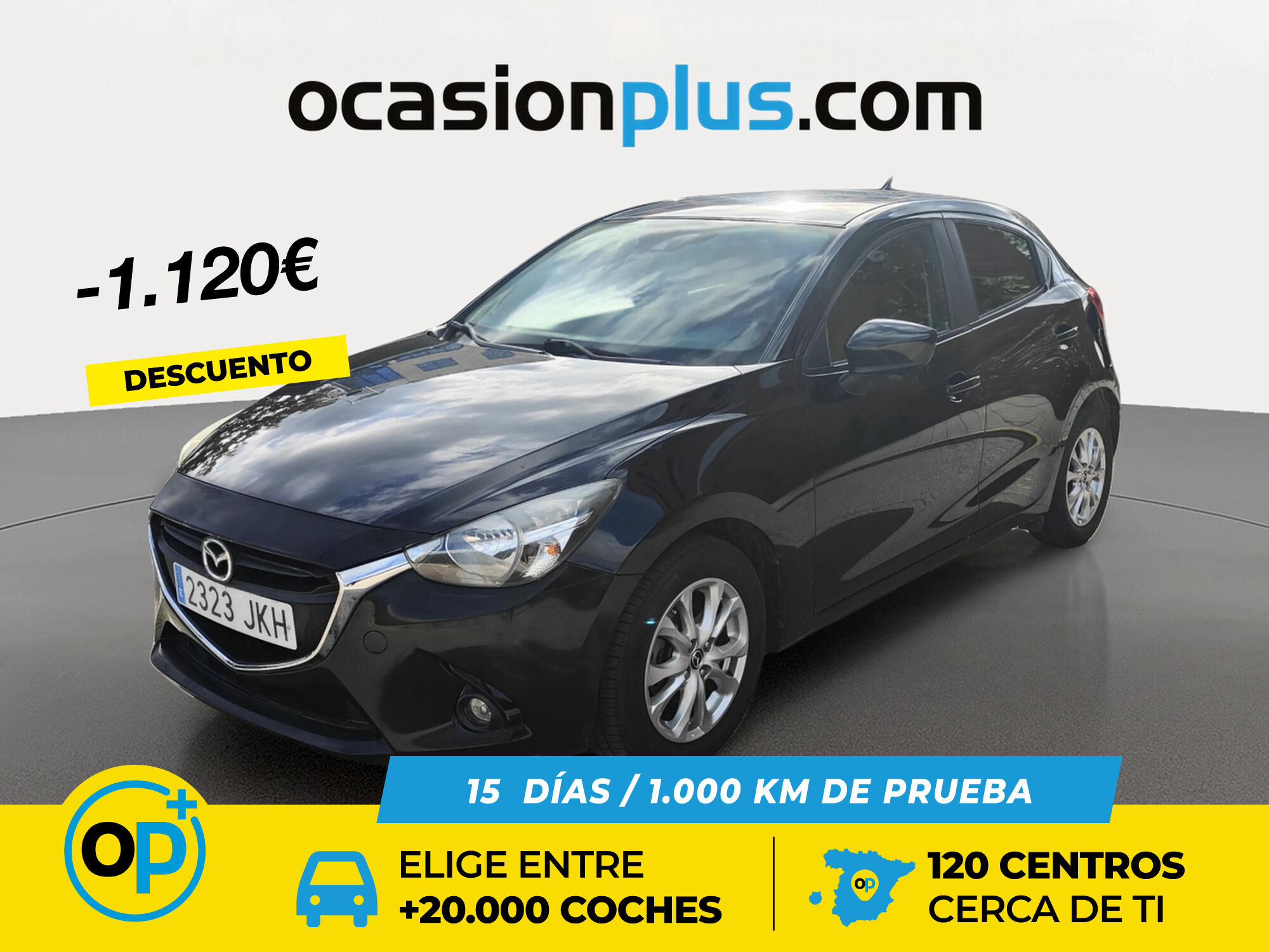 MAZDA Mazda2 (1.5 GE Style+ Confort Red 66 kW (90 CV)) en Madrid