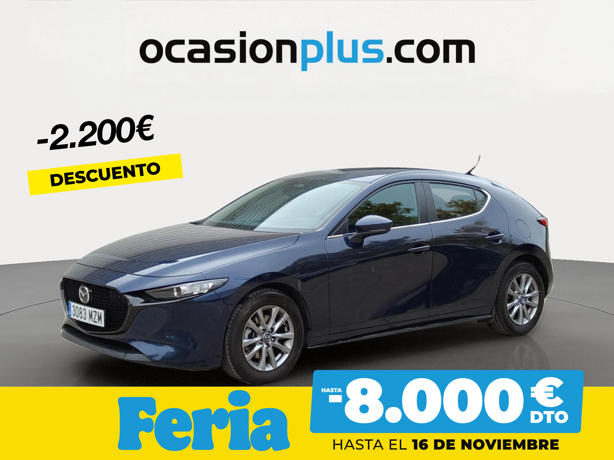 MAZDA Mazda3 (2.5L E-SKY G MHEV Prime-line 103 kW (140 CV)) en Madrid