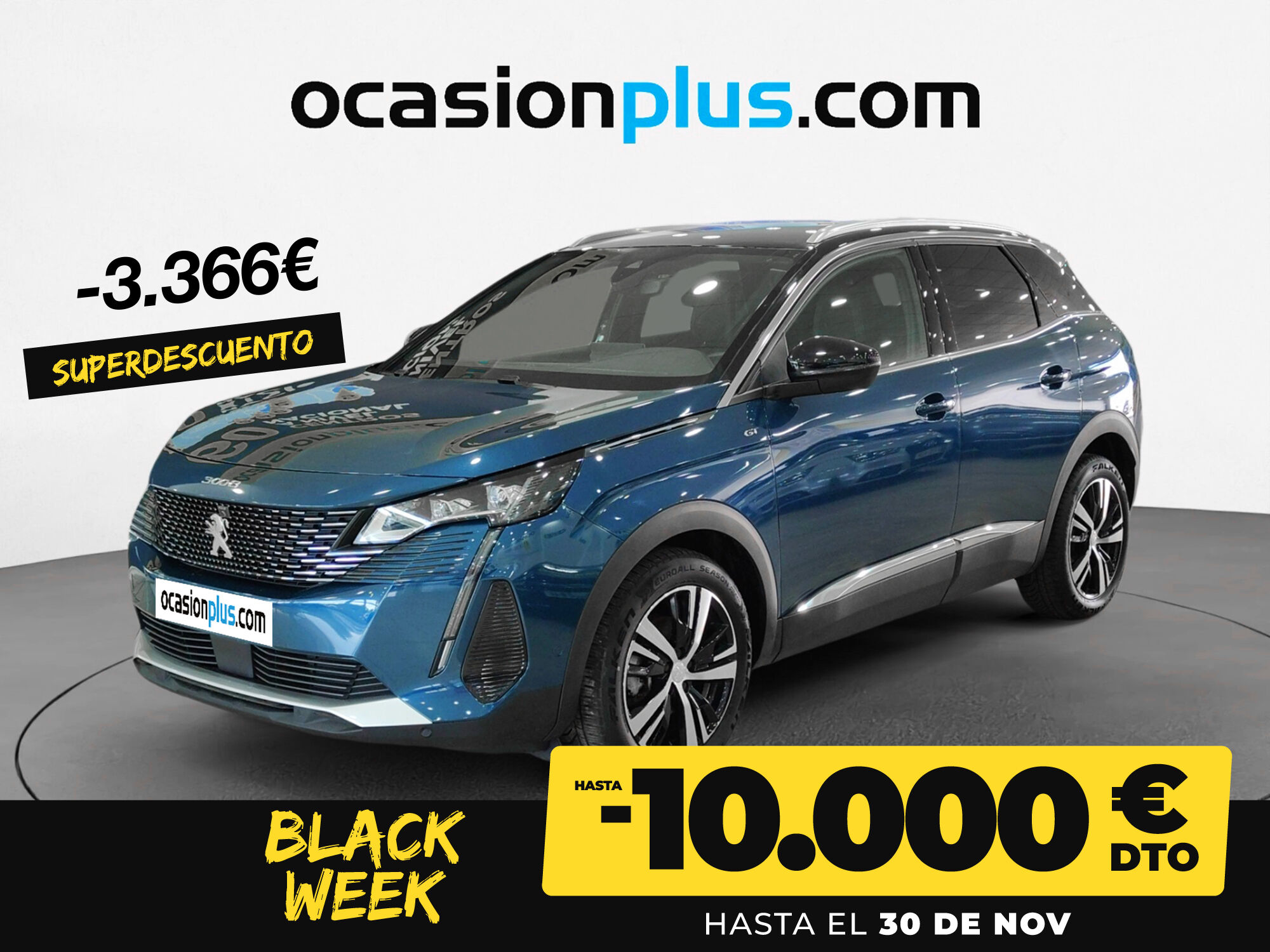 PEUGEOT 3008 (1.2 Hybrid GT eDCS6 107 kW (145 CV)) en Madrid