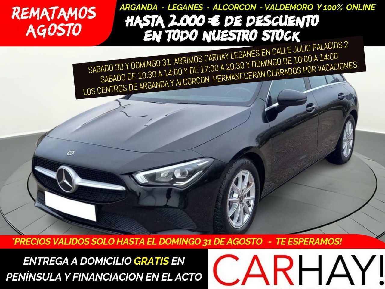 MERCEDES Clase CLA (SB 180 D BUSINESS SOLUTION) en Madrid