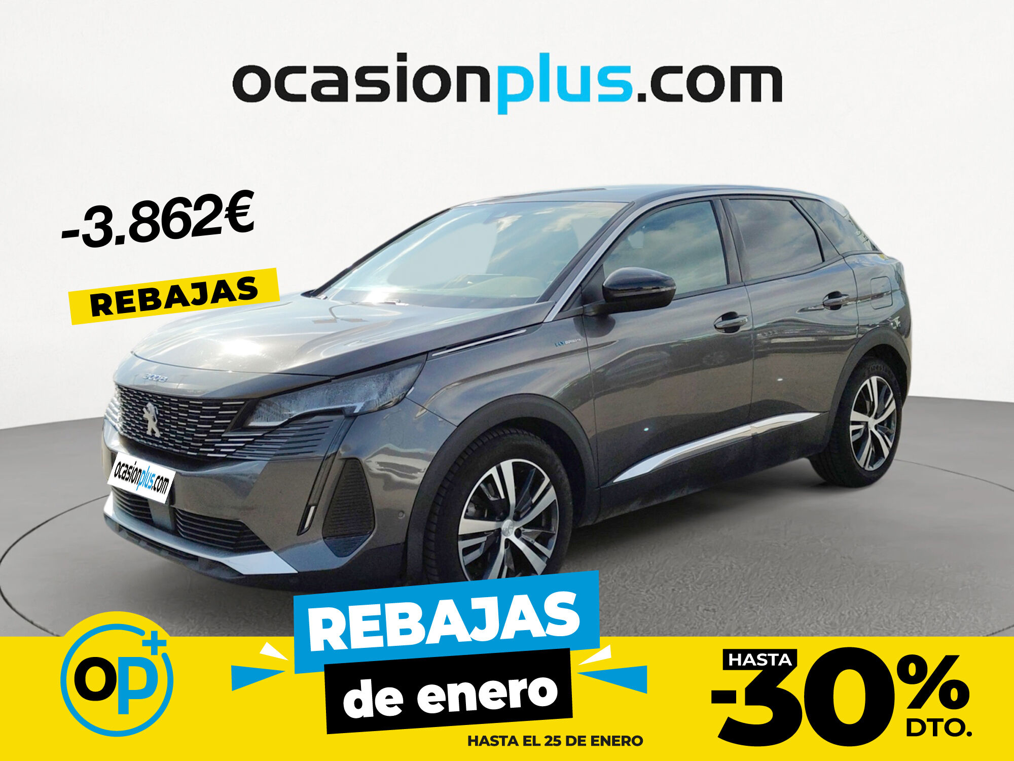 PEUGEOT 3008 (Hybrid 300 Allure Pack e-EAT8 221 kW (300 CV)) en Madrid