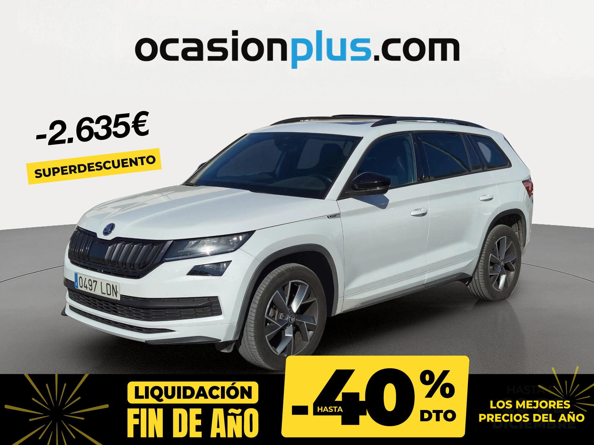 SKODA Kodiaq (2.0 TDI Sportline 4x2 DSG 110 kW (150 CV)) en Madrid
