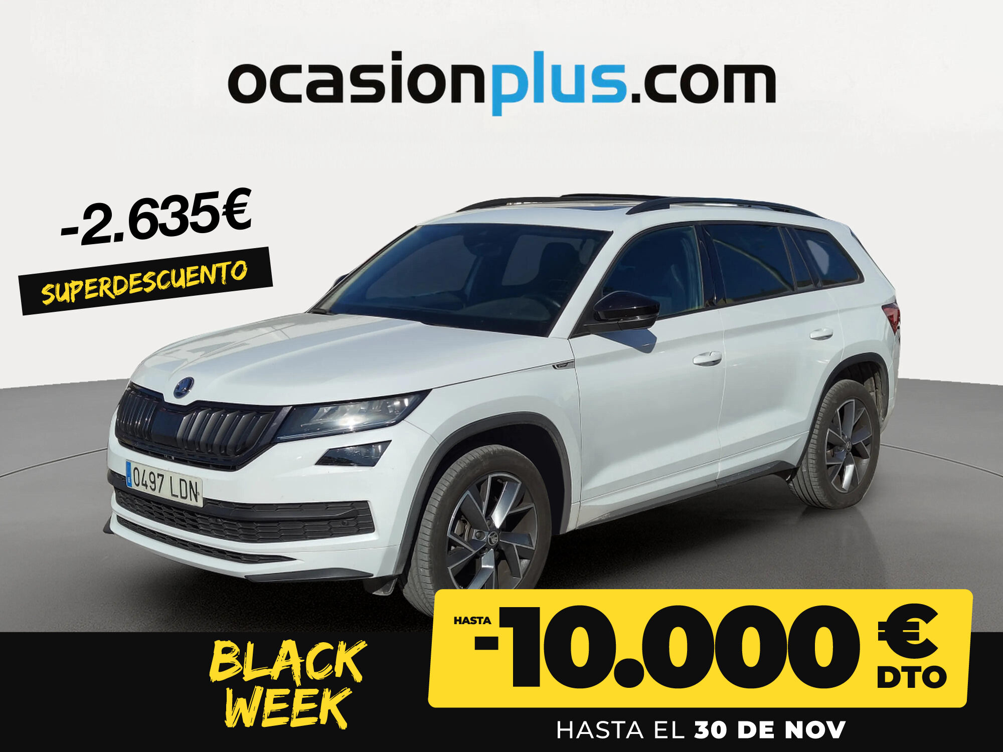 SKODA Kodiaq (2.0 TDI Sportline 4x2 DSG 110 kW (150 CV)) en Madrid