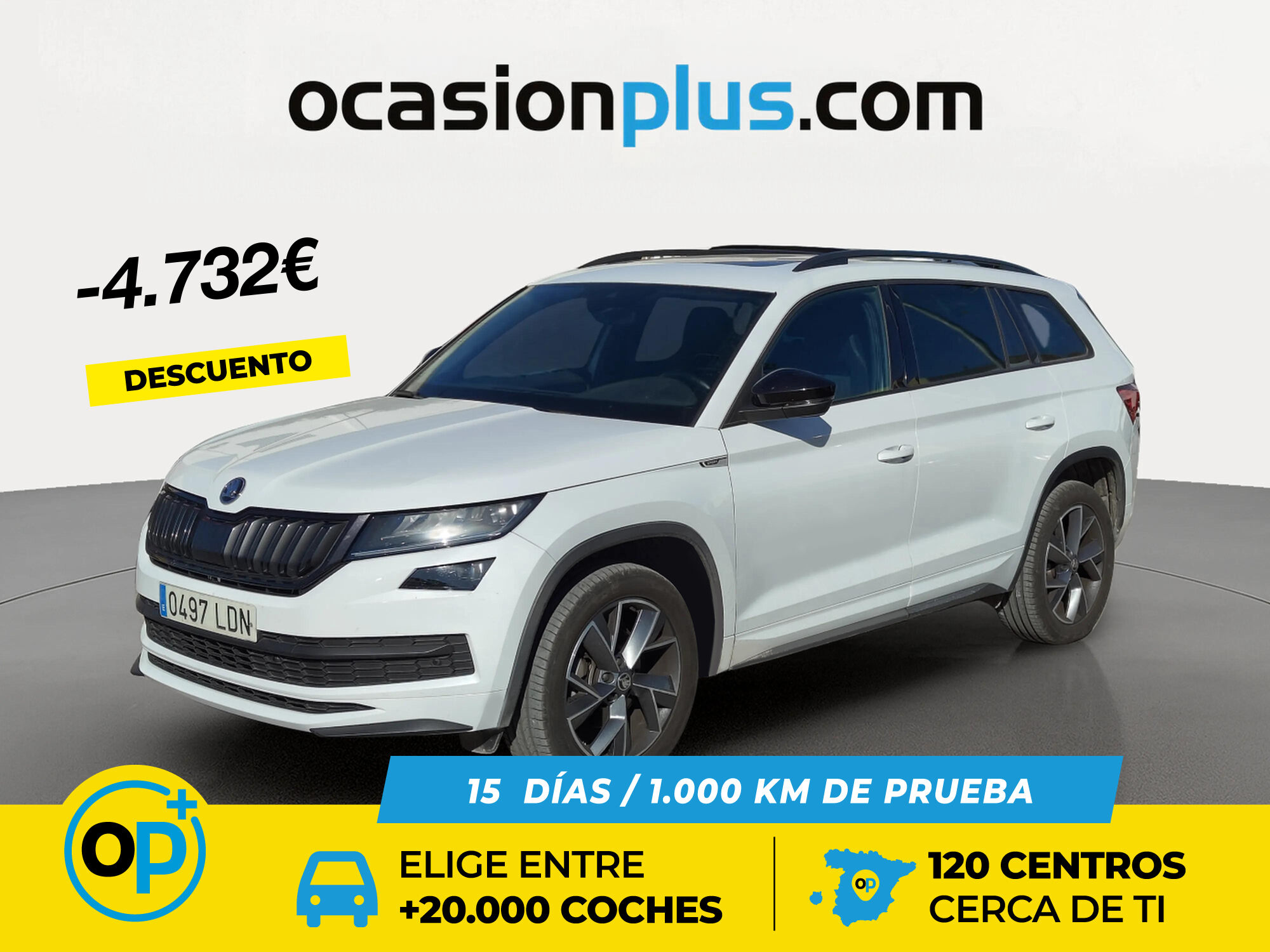 SKODA Kodiaq (2.0 TDI Sportline 4x2 DSG 110 kW (150 CV)) en Madrid