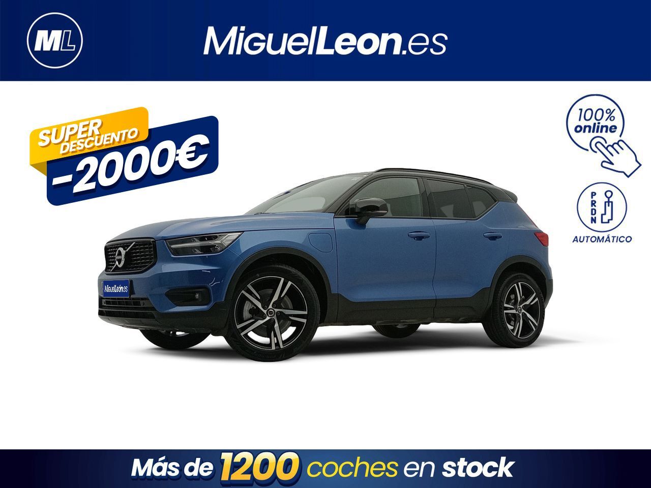 VOLVO XC40 (1.5 T5 Twin Recharge R-Design Auto) en Palmas, Las