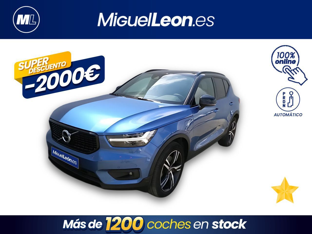 VOLVO XC40 (1.5 T5 Twin Recharge R-Design Auto) en Palmas, Las