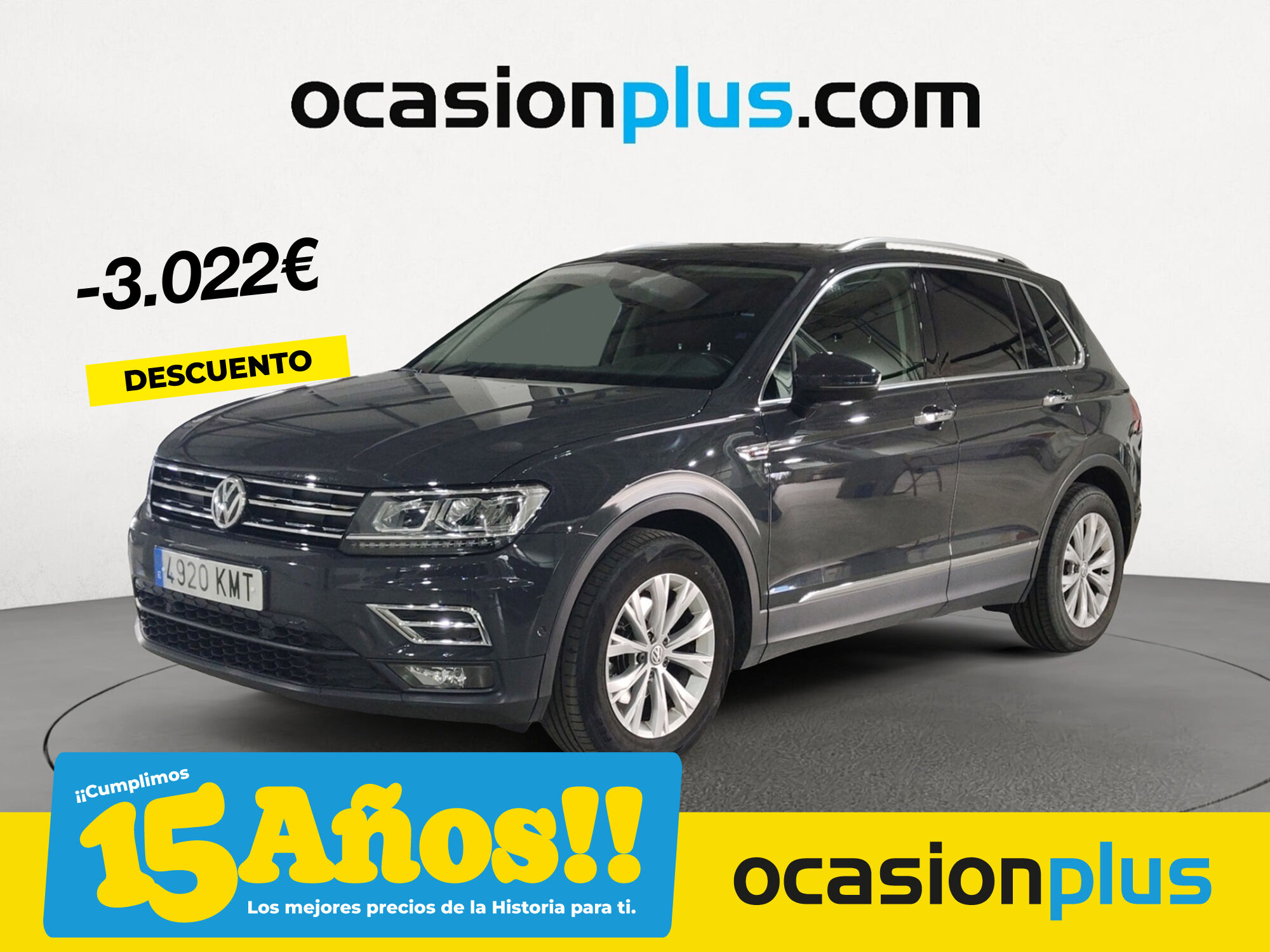 VOLKSWAGEN Tiguan (Tech&Go 1.4 TSI 92 kW (125 CV)) en Madrid
