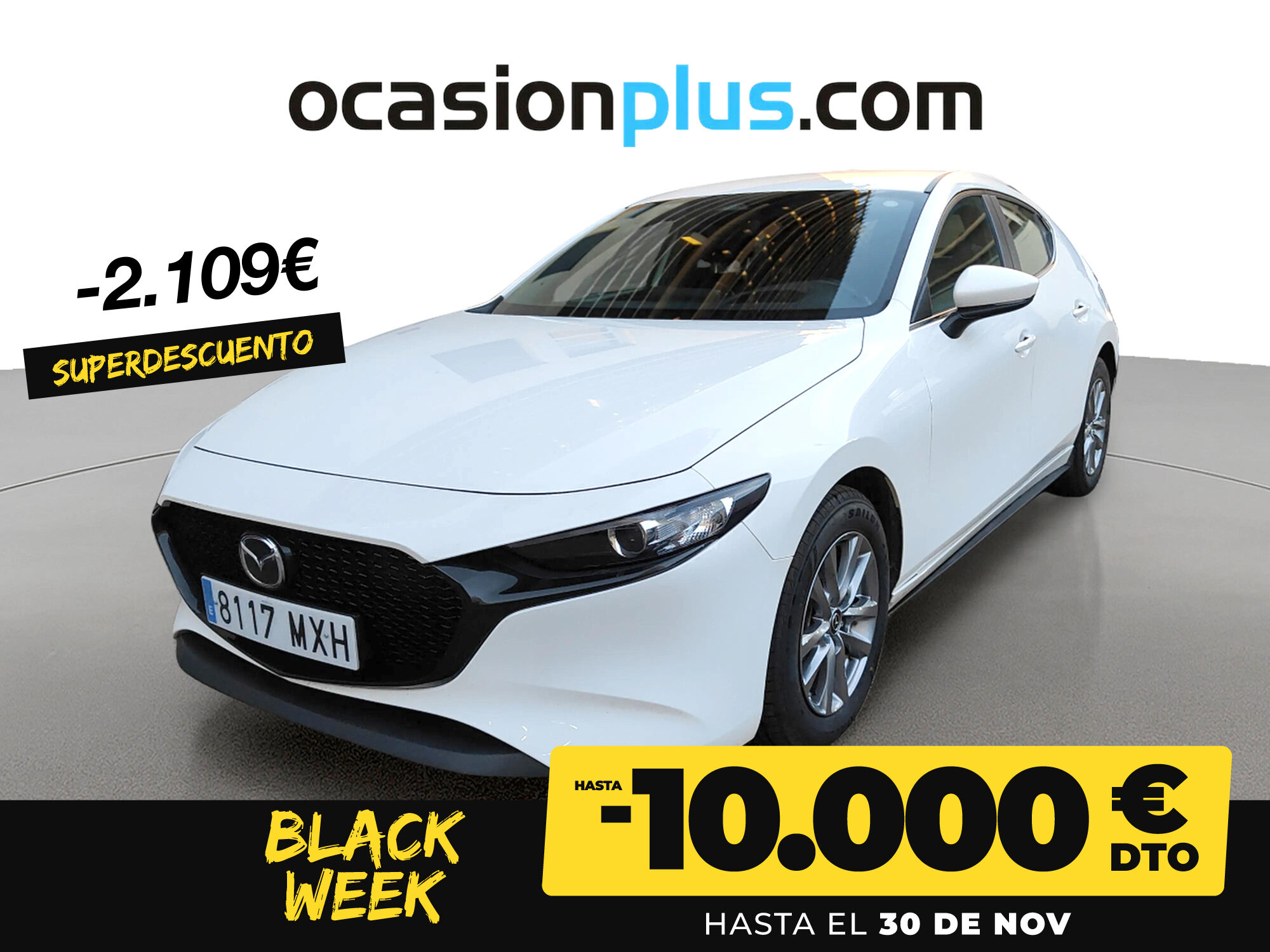 MAZDA Mazda3 (2.5L E-SKY G MHEV Prime-line 103 kW (140 CV)) en Madrid