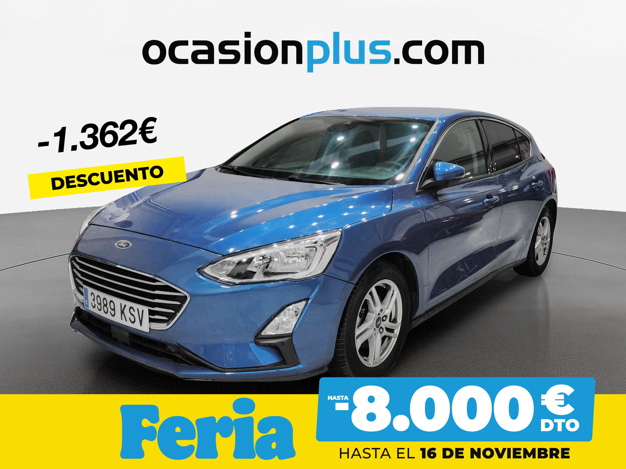 FORD Focus (1.0 Ecoboost Trend+ 92 kW (125 CV)) en Madrid