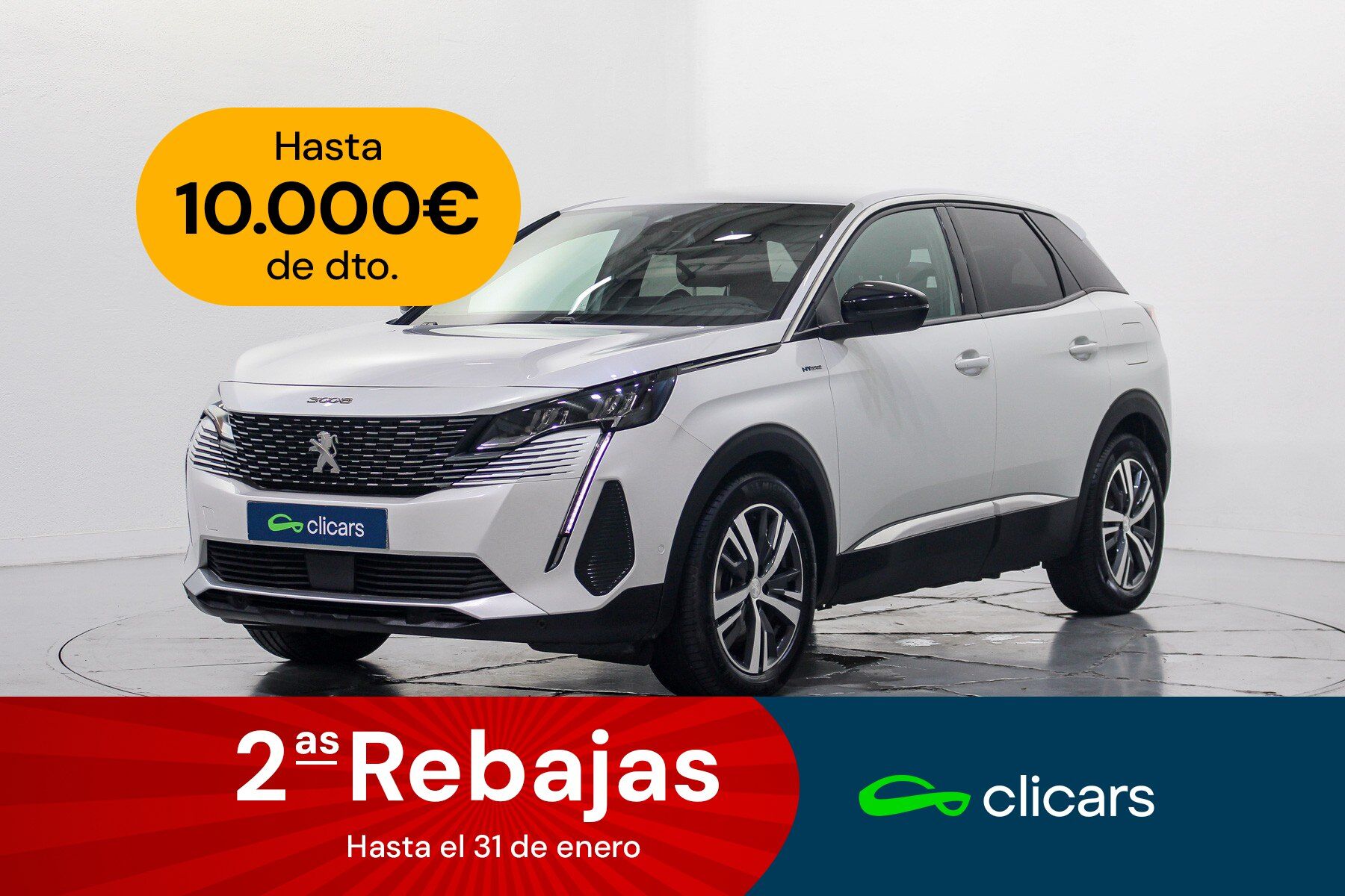 PEUGEOT 3008 (3008 HYB PHEV 225 Allure Pack e-EAT8) en Madrid