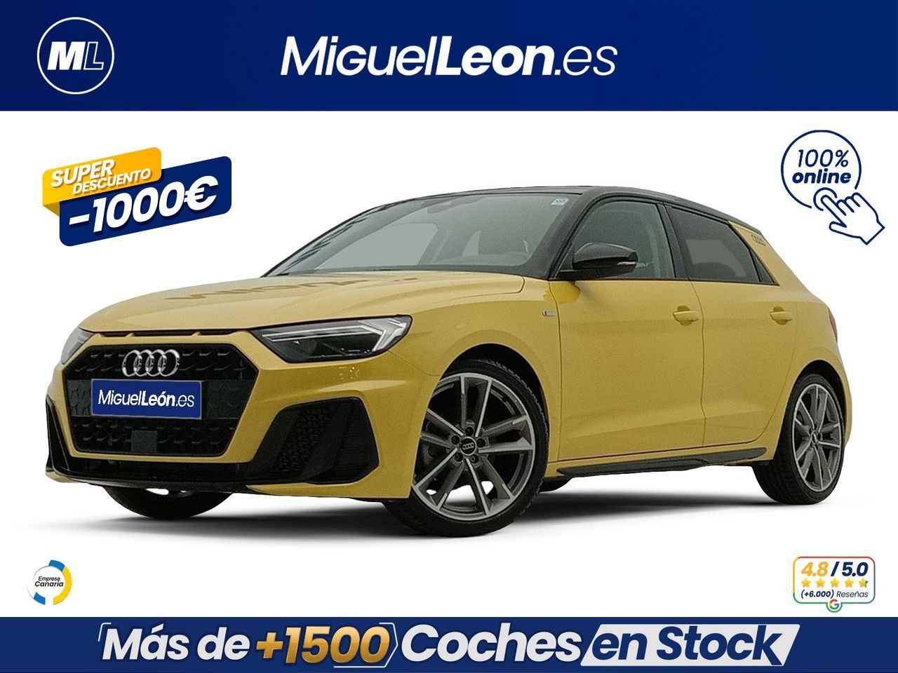 AUDI A1 (S Line 30 TFSI 85kW (116CV) Sportback) en Palmas, Las