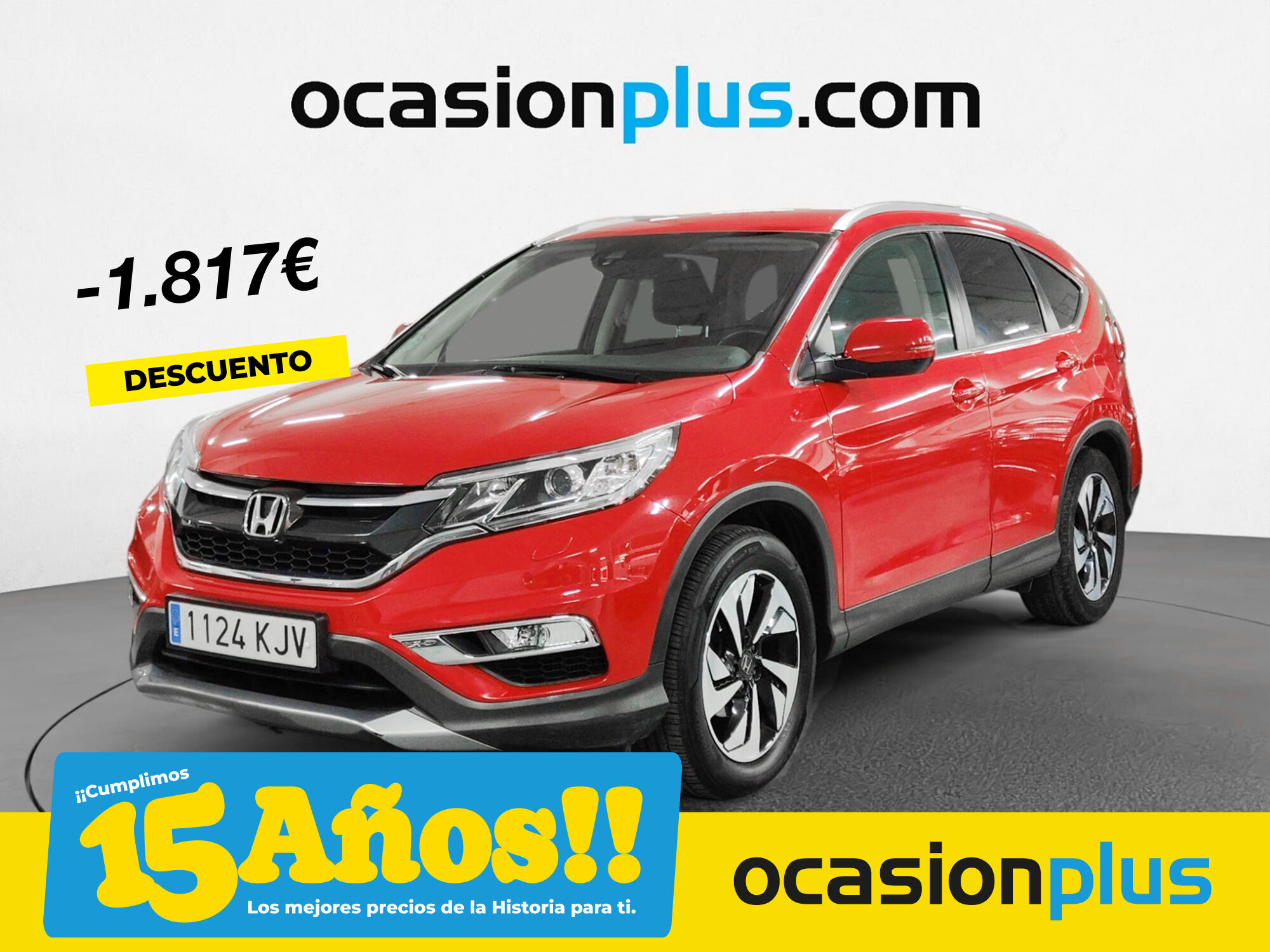 HONDA CR-V (1.6 I-DTEC 4x2 Lifest Nav 88 kW (120 CV)) en Madrid