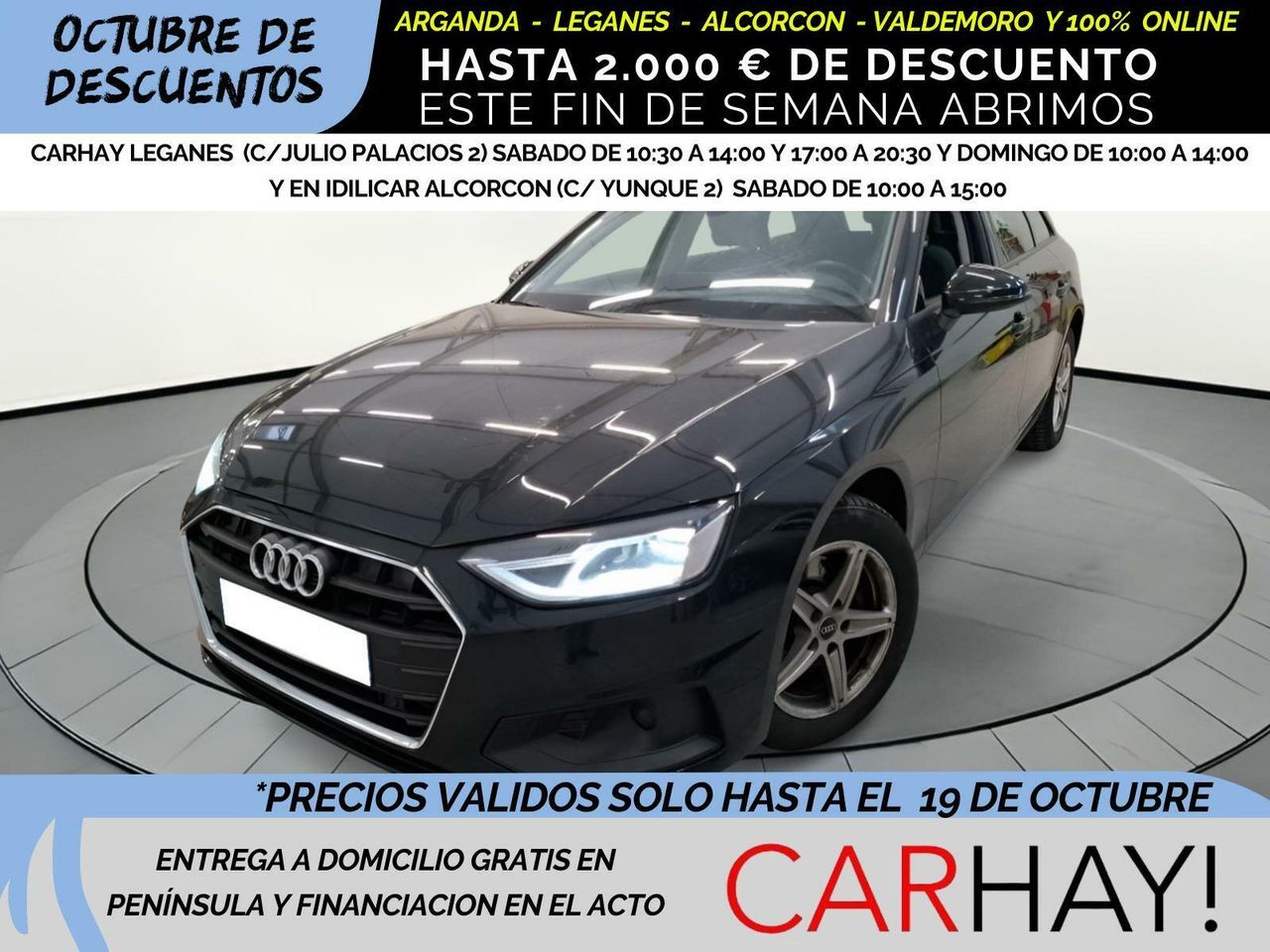 AUDI A4 (Avant 35 TFSI 150ch S tronic 7) en Madrid