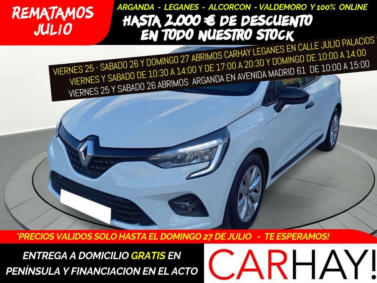 RENAULT Clio (CLIO TCE GLP BUSINESS 74KW) en Madrid