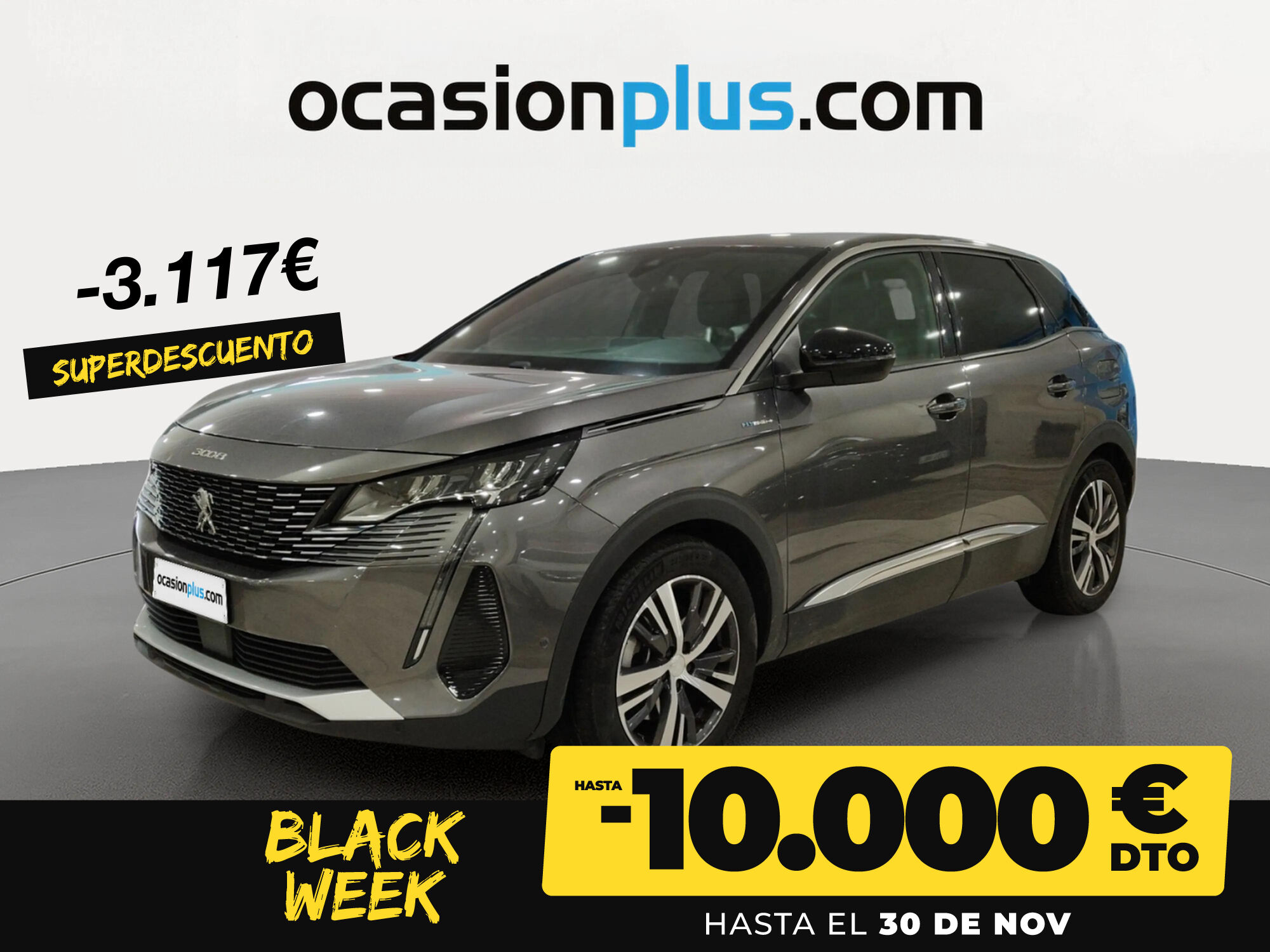 PEUGEOT 3008 (Hybrid 300 Allure Pack e-EAT8 221 kW (300 CV)) en Madrid