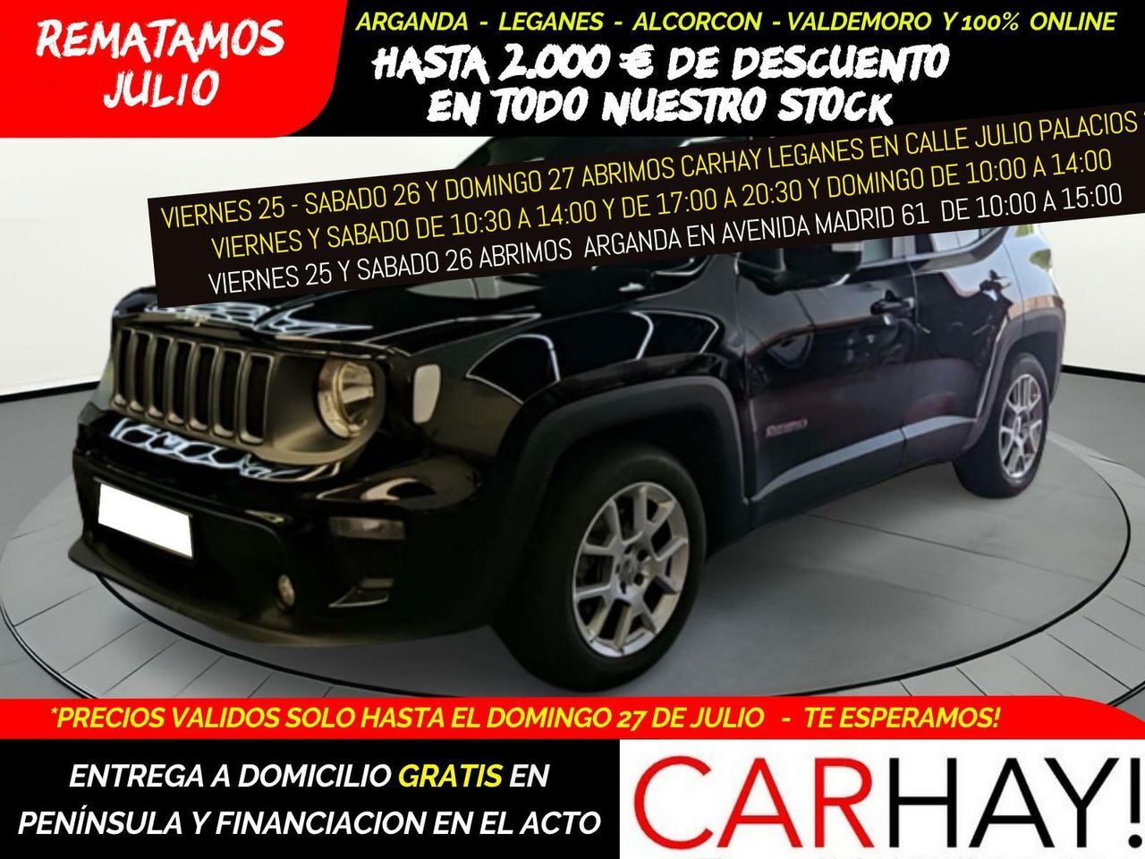 JEEP Renegade (1.5 130CV HYBRID) en Madrid