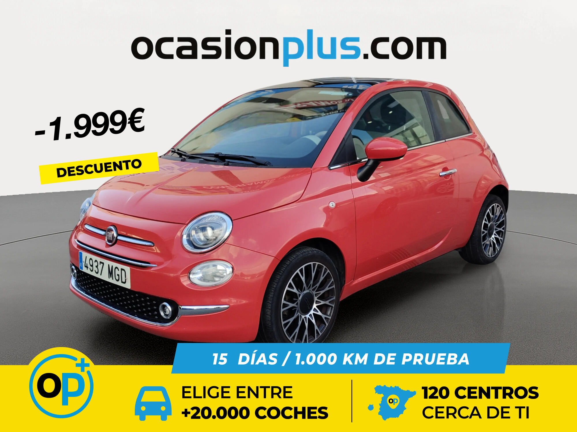 FIAT 500 (1.0 Hybrid Dolcevita 51 kW (70 CV)) en Madrid