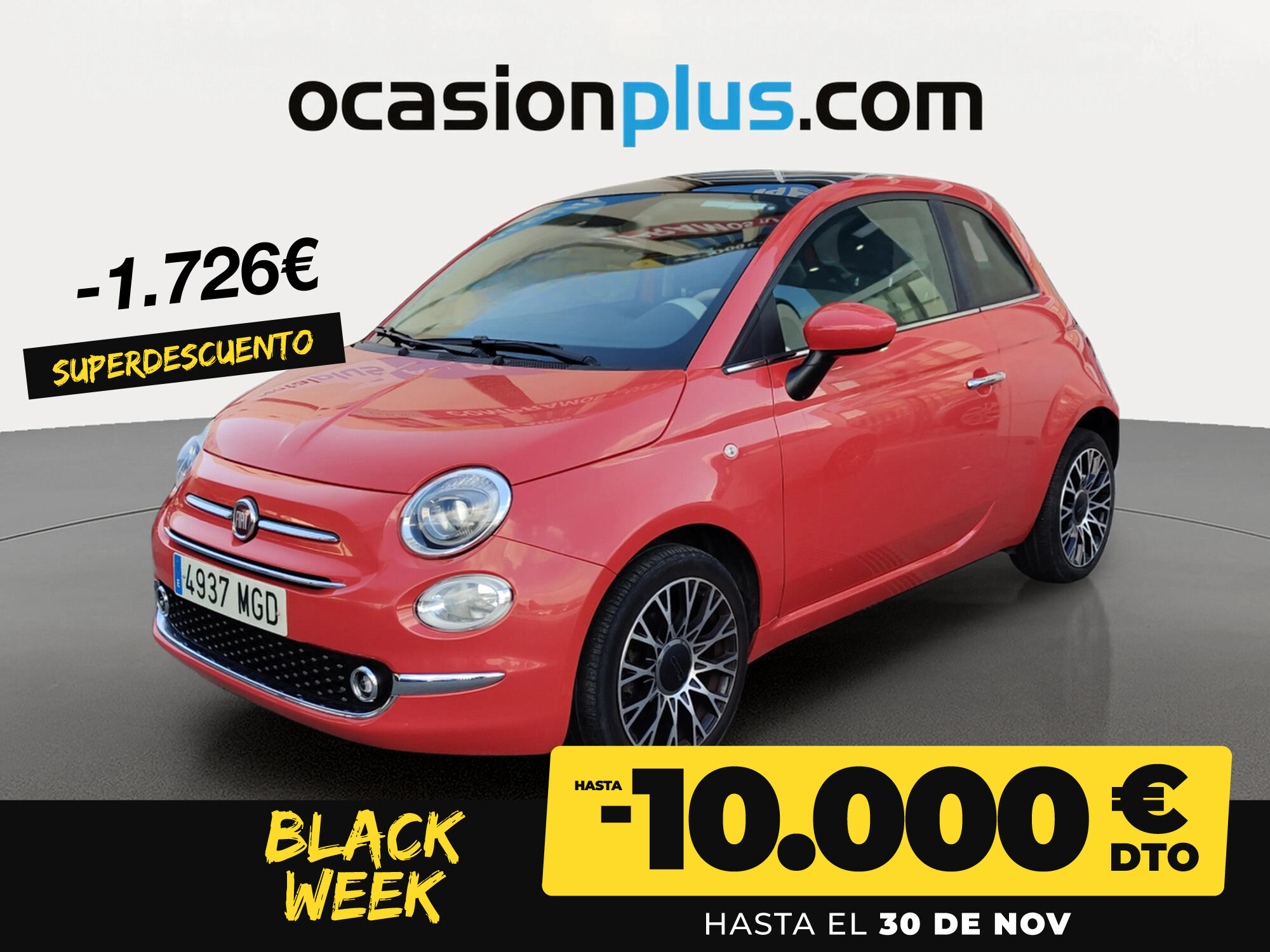 FIAT 500 (1.0 Hybrid Dolcevita 51 kW (70 CV)) en Madrid