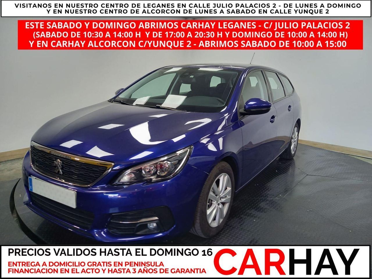 PEUGEOT 308 (SW 1.5 BlueHDi 130ch S&S Active Business) en Madrid