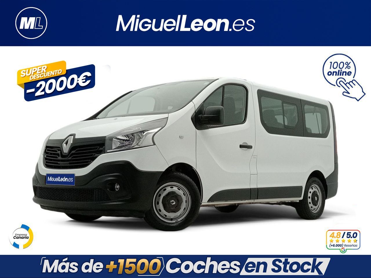 RENAULT Trafic Combi (88kw Mixto 6p) en Palmas, Las