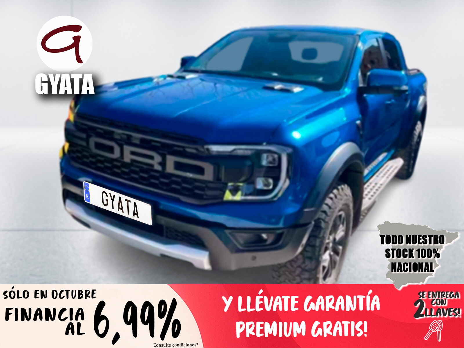 FORD Ranger (Pickup 2.0 Ecoblue Doble Cabina Raptor e-AWD AT 154 kW (210 CV