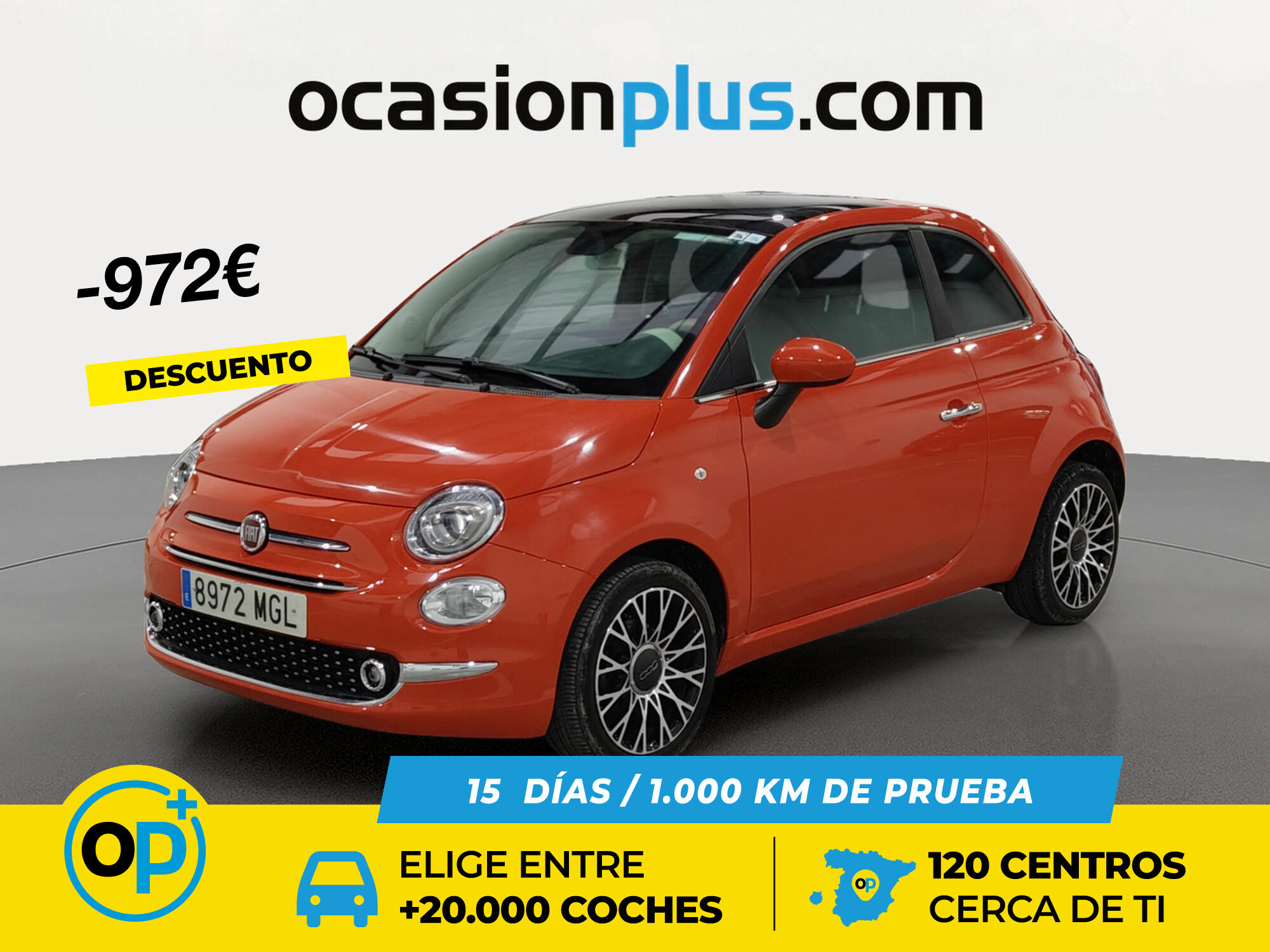 FIAT 500 (1.0 Hybrid Dolcevita 51 kW (70 CV)) en Madrid