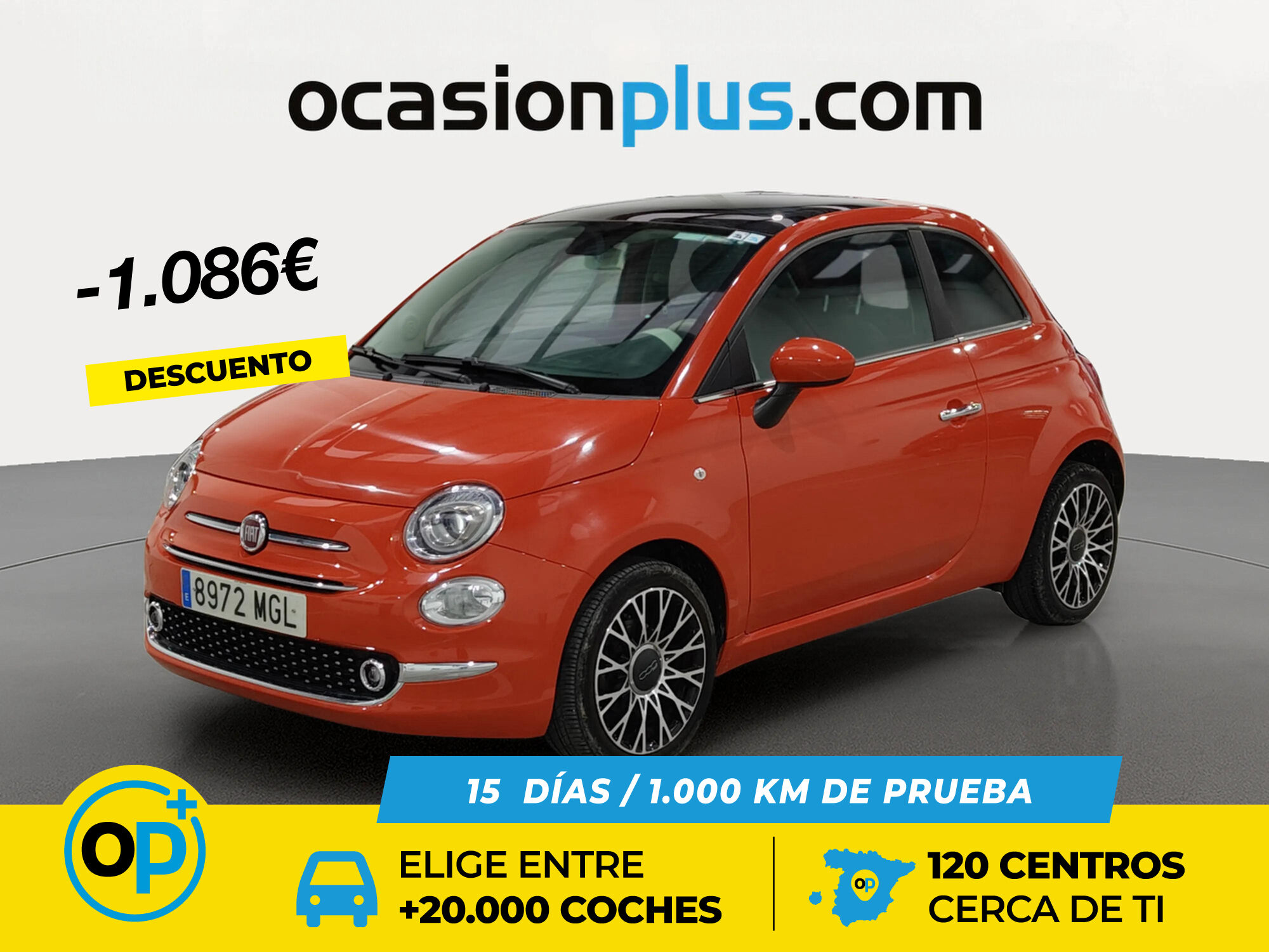 FIAT 500 (1.0 Hybrid Dolcevita 51 kW (70 CV)) en Madrid