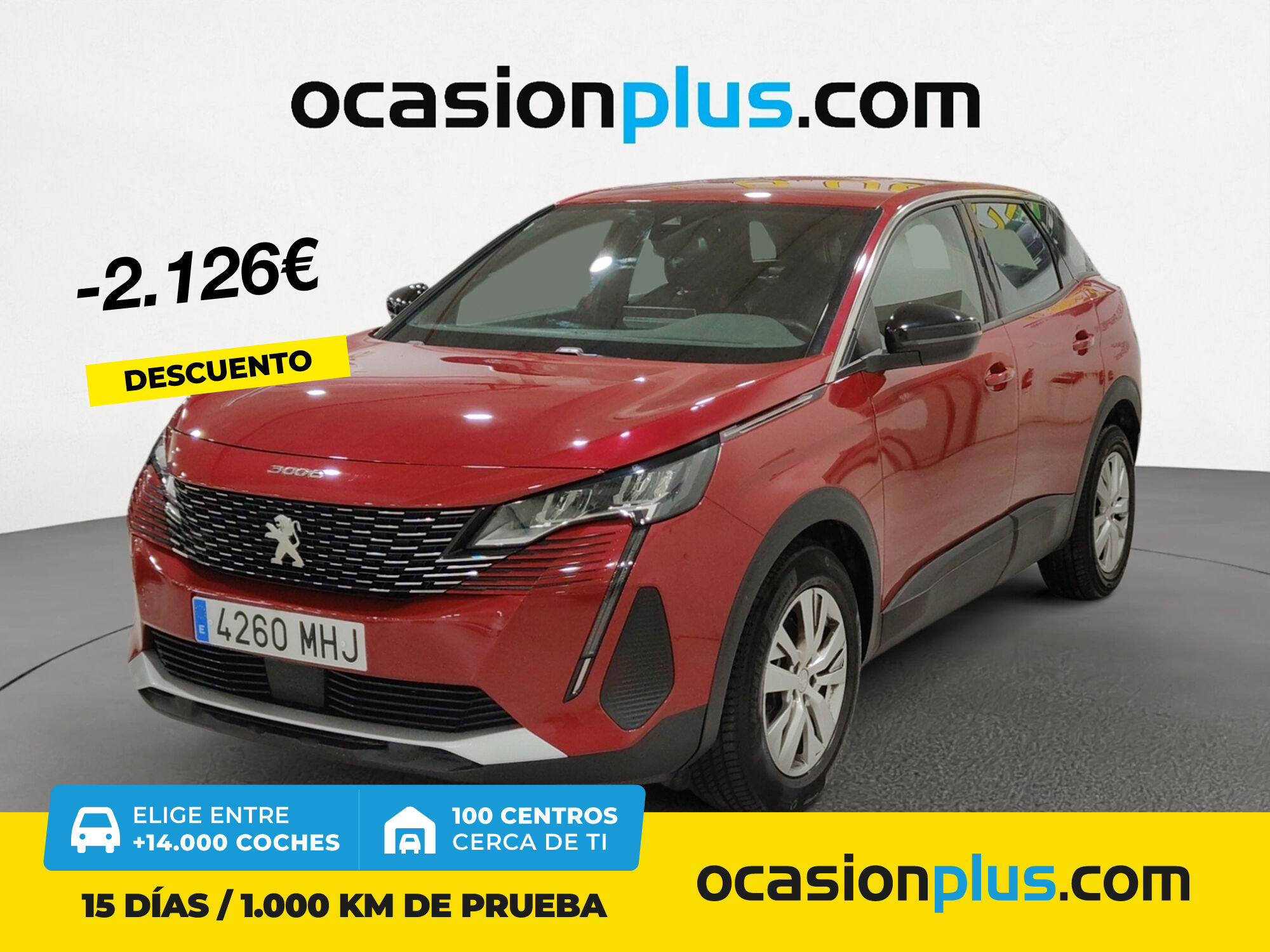PEUGEOT 3008 (BlueHDi 130 S&S Active Pack EAT8 96 kW (130 CV)) en Madrid