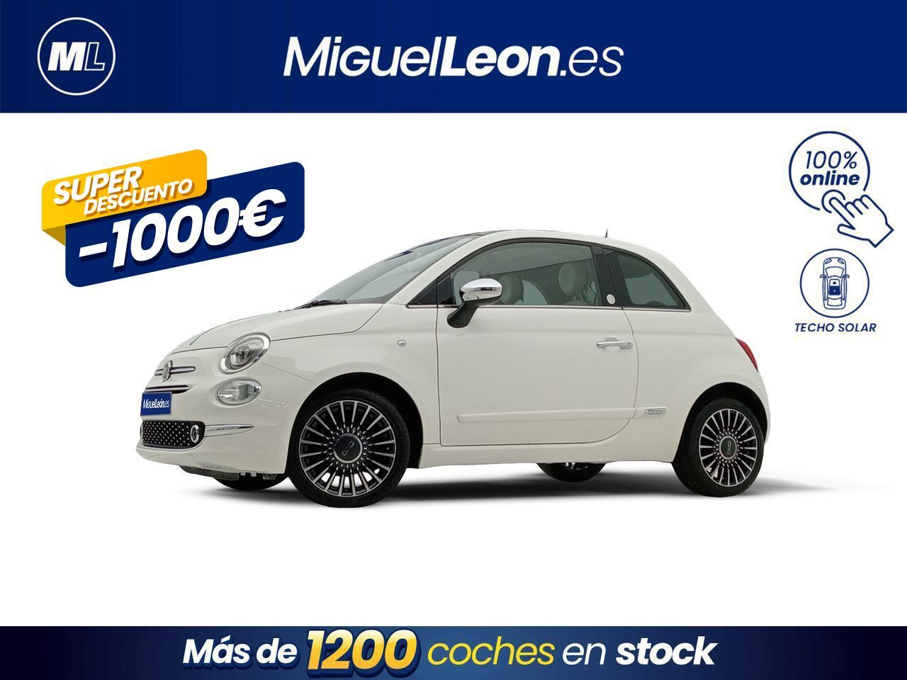 FIAT 500 (1.2 8v 51kW (69CV) Mirror) en Palmas, Las