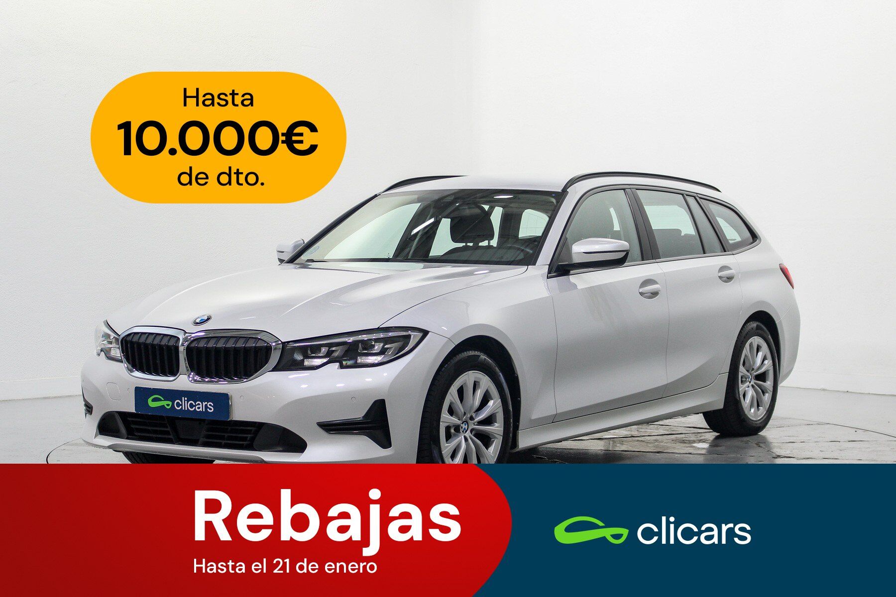 BMW Serie 3 (318dA Touring) en Madrid