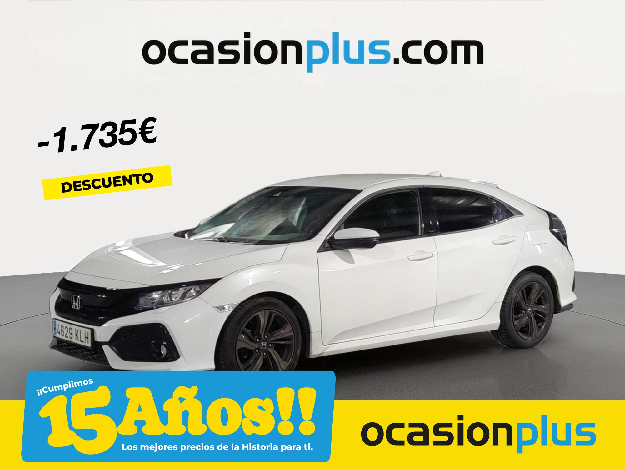 HONDA Civic (1.0 I-VTEC TURBO Elegance Nav CVT 95 kW (129 CV)) en Madrid