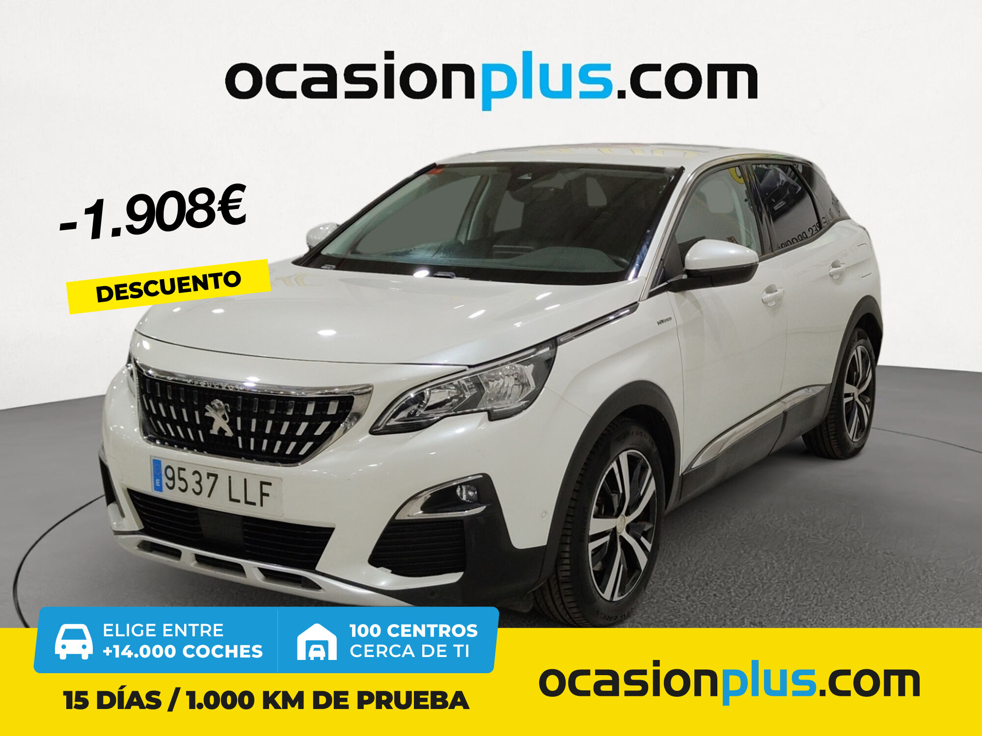 PEUGEOT 3008 (Hybrid 225 Allure e-EAT8 165 kW (225 CV)) en Madrid