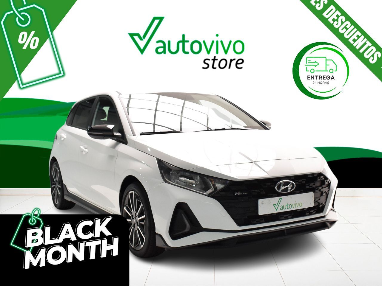 HYUNDAI i20 (N LINE 30 ANIVERSARIO 1.2 MPI 84 CV 5P) en Barcelona