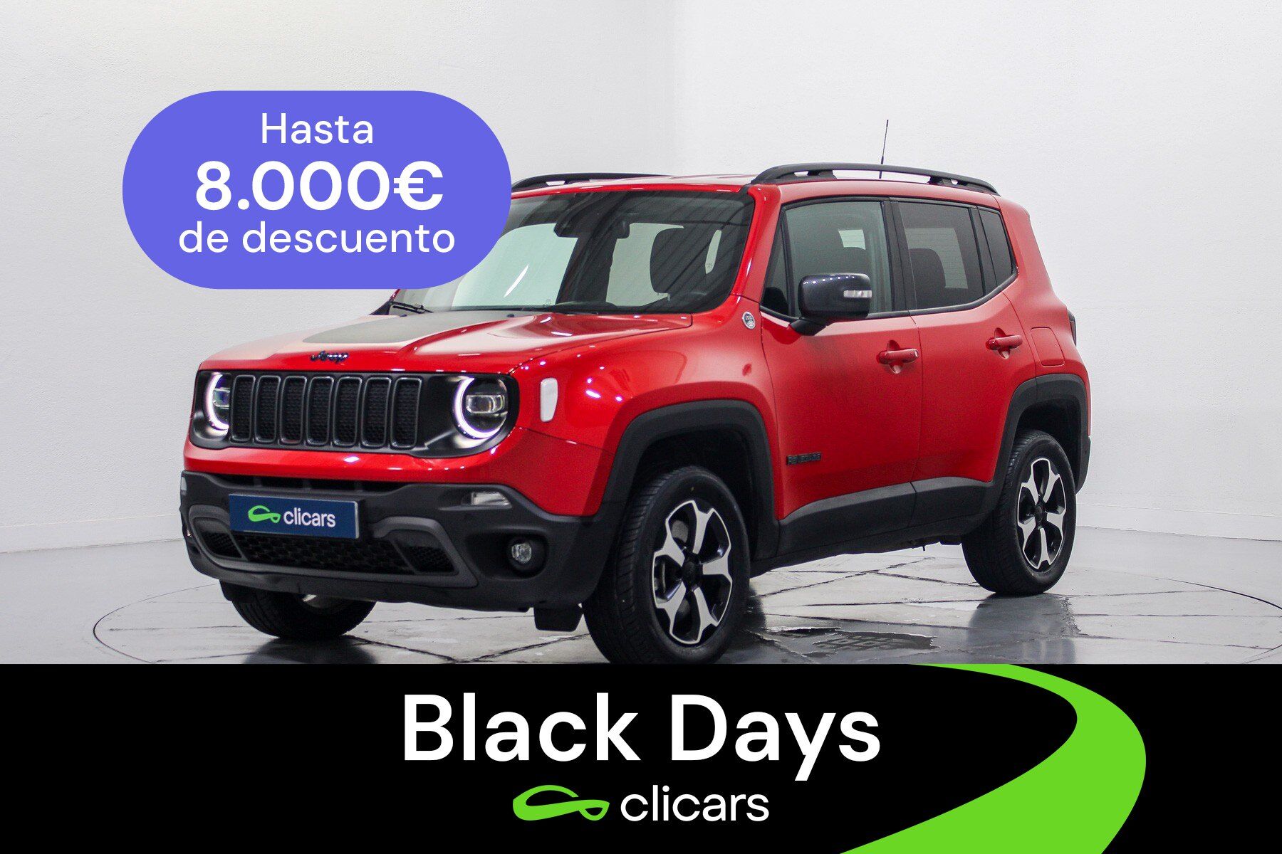 JEEP Renegade (Renegade 1.3 PHEV Trailhawk 4x4 Aut. 177KW) en Madrid